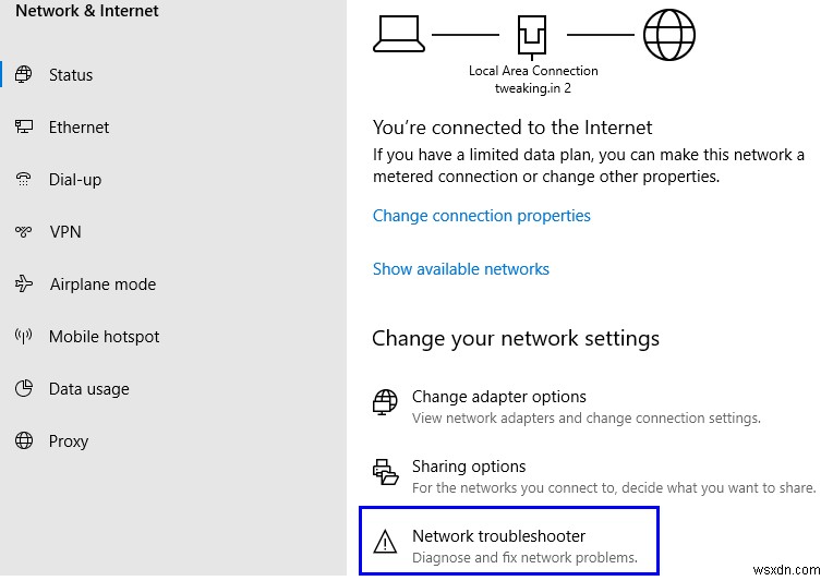 Windows 10 の「No Internet Secured」エラーを修正する方法