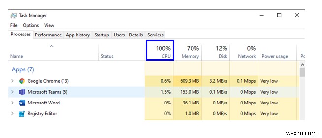 マルウェア対策サービスの実行ファイルの CPU 使用率が高い問題を解決するには?