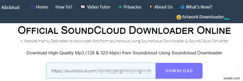 SoundCloud の曲をダウンロードするには?