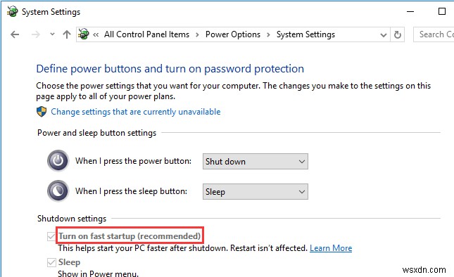 Windows 10 が正常にシャットダウンしない場合の対処法