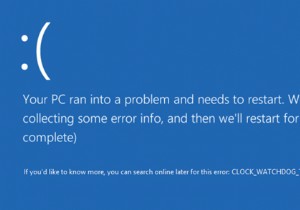 CLOCK_WATCHDOG_TIMEOUT エラーとは? Windows 10 での修正方法