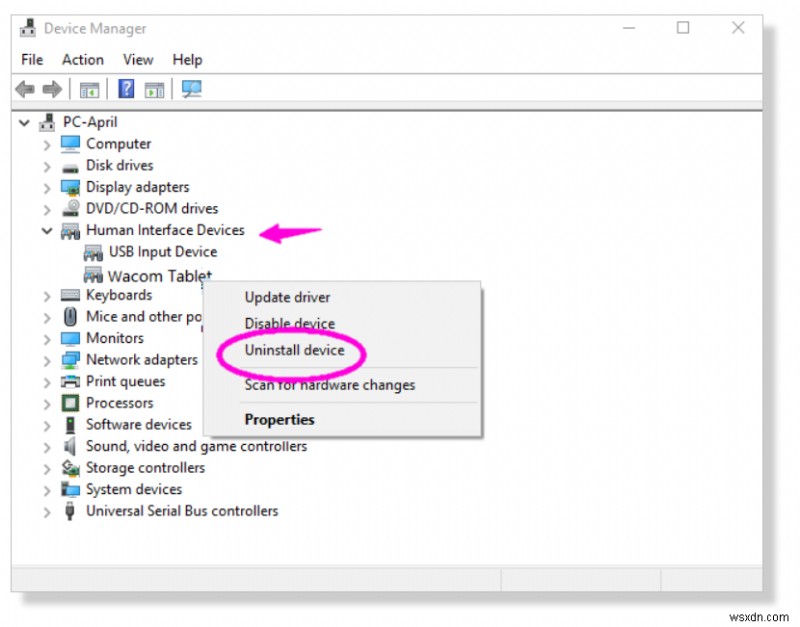 Windows 10 で Wacom タブレット ドライバを修正または更新する方法