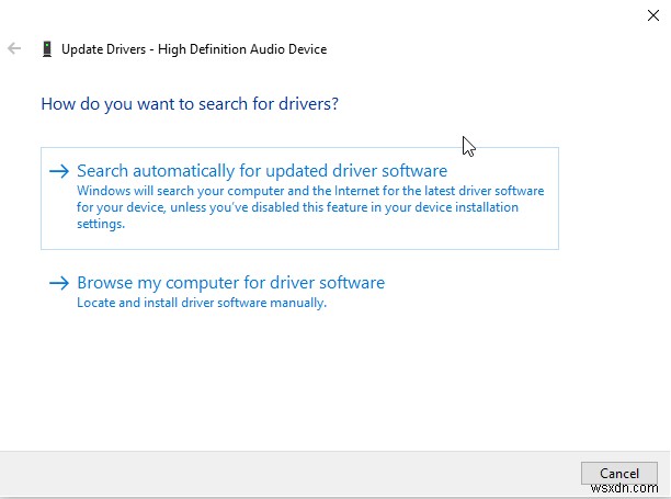Windows 10 PC で Realtek HD オーディオ ドライバを更新する方法