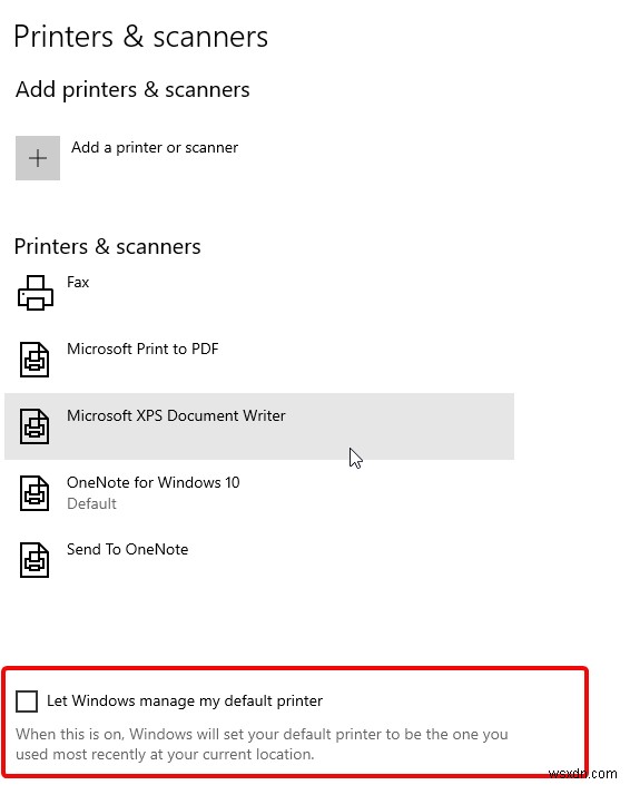 ワイヤレス プリンターを Windows 10 に接続する方法