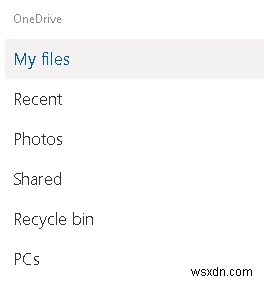 OneDrive のファイル取得機能を使用してリモートで PC ファイルにアクセスする