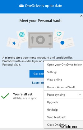 OneDrive のファイル取得機能を使用してリモートで PC ファイルにアクセスする