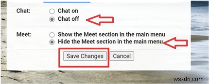 ウェブとアプリの Gmail サイドバーから Google Meet を非表示にする方法