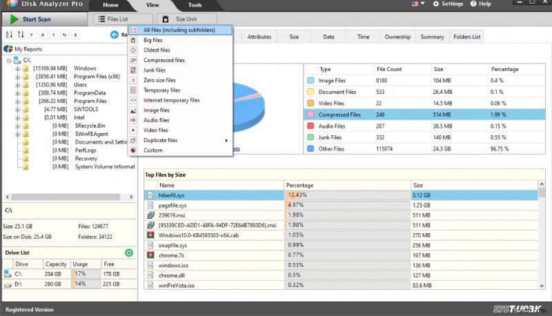 ディスク管理ツールを使用してハードディスクの内容を確認する方法