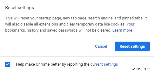 ERR_NETWORK_CHANGED Chrome エラーの解決方法