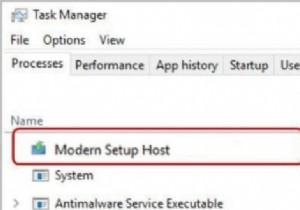 Modern Setup Host とは何ですか?また、Modern Setup Host による高いディスク使用量を修正する方法は?