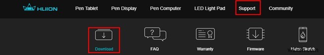 Windows 10 用の Huion ドライバをダウンロードして更新する方法