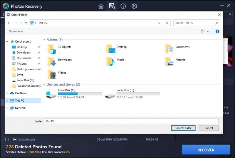 Systweak Photo Recovery Tool を使用して削除された写真を復元する方法