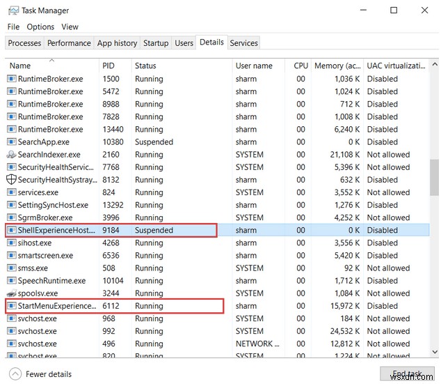 Windows 10 の StartMenuExperienceHost.exe とは何ですか?また、それを無効にする方法は?