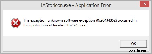 IAStorIcon.exe の概要と IAStorIcon.exe アプリケーション エラーの修正方法