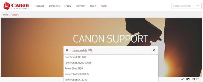 CanoScan LiDE 120 ドライバのダウンロードと更新方法