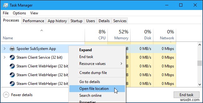 「スプーラー サブシステム アプリ」 (Spoolsv.Exe) とは? CPU 使用率が高い理由は?