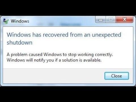 予期しないシャットダウン エラーから回復した Windows を修正する方法