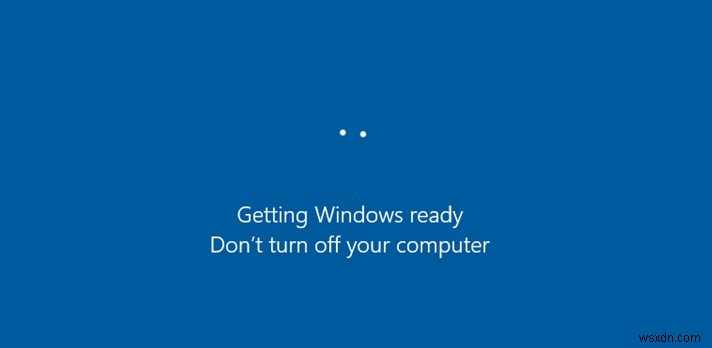 PC がループ状態に陥る 「Windows の準備中。コンピューターの電源を切らないでください」(2022)