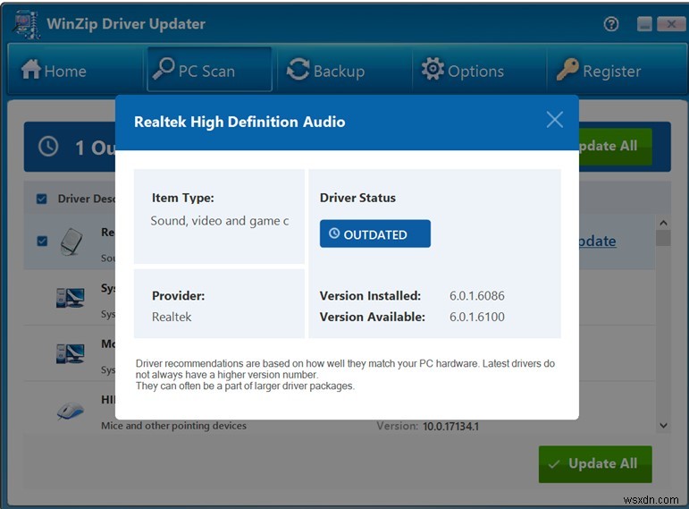 Advanced Driver Updater vs WinZip Driver Updater