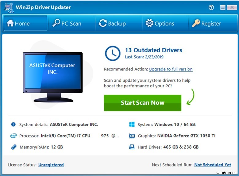 Advanced Driver Updater vs WinZip Driver Updater