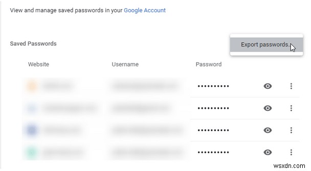 Google Chrome で保存したパスワードをインポートしてバックアップする方法