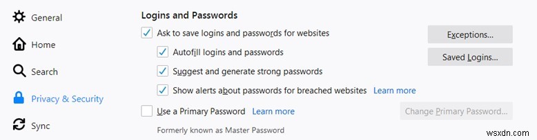 ブラウザでデフォルトのパスワード マネージャーを無効にする方法