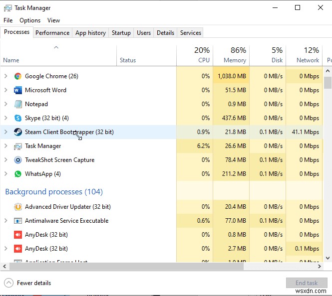 Steam でダウンロード速度を上げるには?