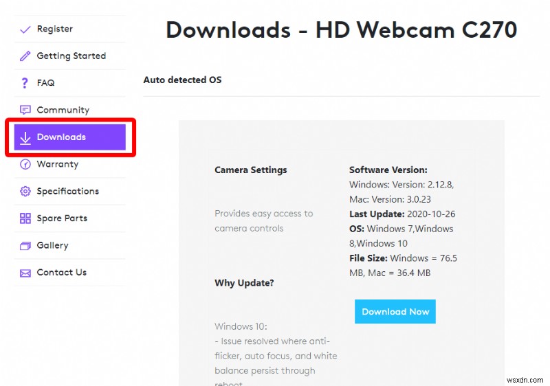 Logicool HD Webcam C270 ドライバのダウンロードとインストール方法