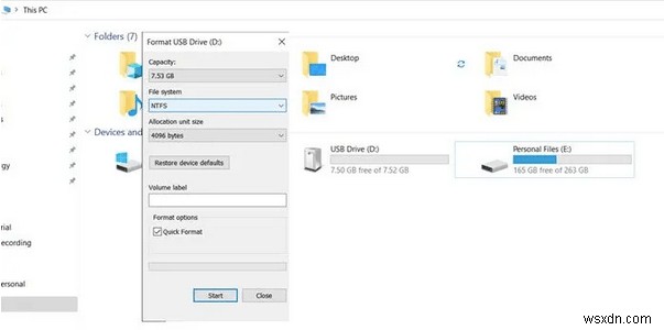 Windows 10 での「ファイルが宛先ファイル システムに対して大きすぎます」エラーを修正する方法