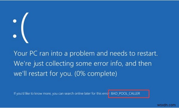 Windows 10 で Bad_Pool_Caller BSOD エラーを修正する方法