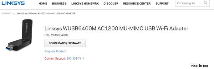Linksys WUSB6400M ドライバーをダウンロードしてインストールする方法 