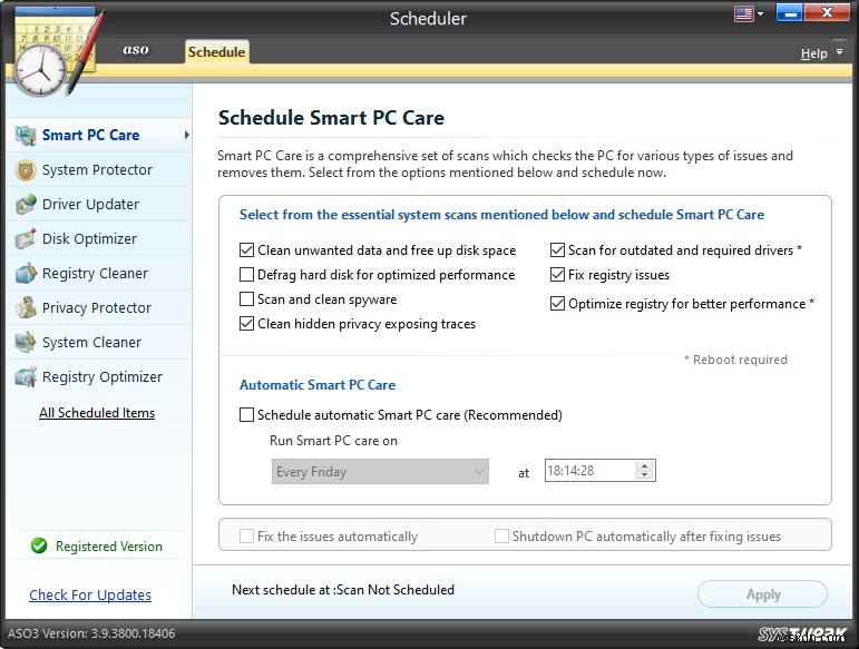 Advanced System Optimizer で Windows のパフォーマンスを改善する