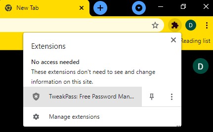 TweakPass を使用して一意で強力なパスワードを生成する方法