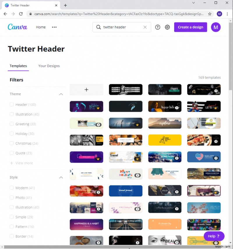 Canva を使用して Twitter バナーを作成する方法