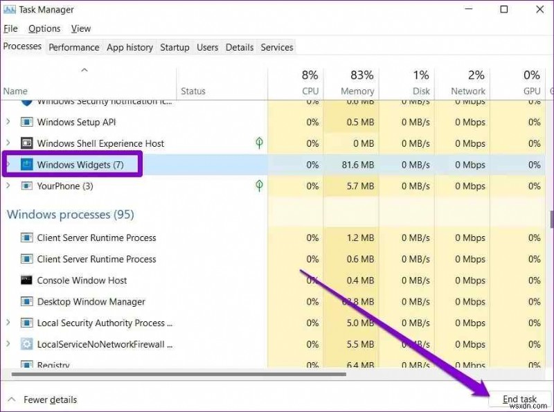 修正:Windows 11 でウィジェットが動作しない/空白をロードする