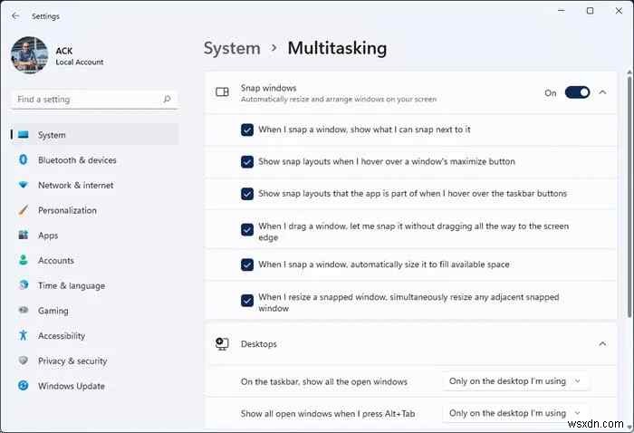 Windows 11 で動作しないスナップ レイアウトを修正する方法