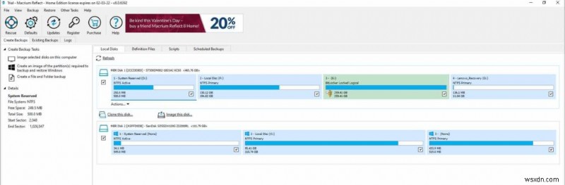 「Macrium Reflect clone failed」エラーを修正する方法