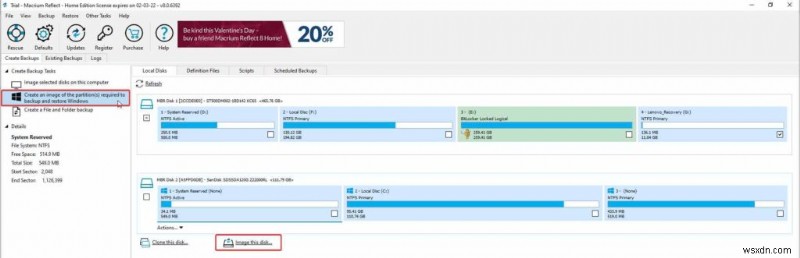 「Macrium Reflect clone failed」エラーを修正する方法