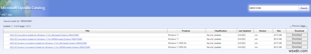 Windows 11 2022 年 2 月更新 – KB5010386 後の変更点