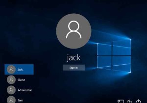 Windows 10 でユーザー アカウントを切り替える方法