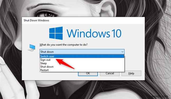 Windows 10 でユーザー アカウントを切り替える方法