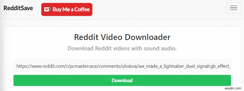 音声付きの Reddit ビデオをダウンロードする方法