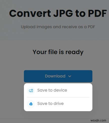 複数の画像から PDF を作成する方法