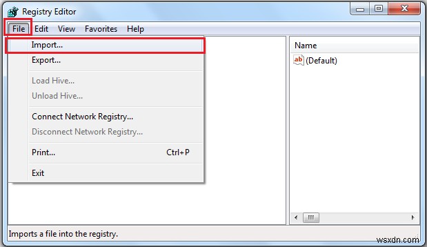 Windows レジストリを編集する際の注意事項