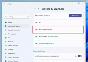 Microsoft Print to PDF が Windows 11 で動作しない問題を修正する方法