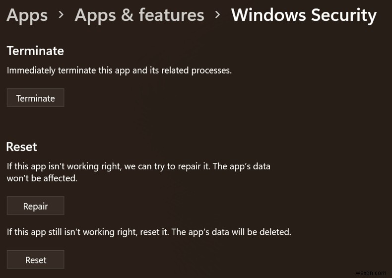「この windowsdefender リンクを開くには新しいアプリが必要です」エラーの修正方法