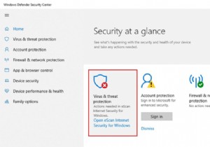 Microsoft Defenderの「限定された定期スキャン」を有効にする方法