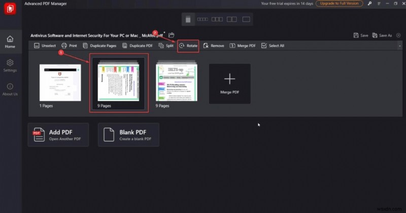 Windows PC で PDF のテキストを回転させる方法