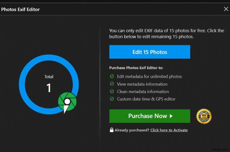 Windows 11/10 PC で Exif Editor を使用する利点