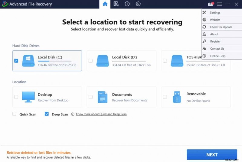 HDD、SSD、USB ドライブから削除されたファイルを復元する方法